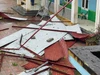 Trường Tiểu học Thạch Trị (xã Đồng Tiến, Hà Tĩnh) ngổn ngang sau bão Bualoi.