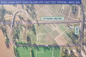 Phối cảnh một đoạn cao tốc TPHCM - Mộc Bài. Ảnh: Ban Giao thông