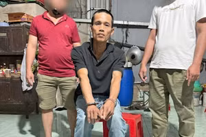 Nguyễn Thanh Hùng khi bị bắt. Ảnh: CACC.