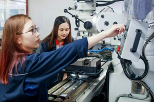 Phòng thực hành tại Trường Đại học Công Thương TPHCM. Ảnh: V.Vũ