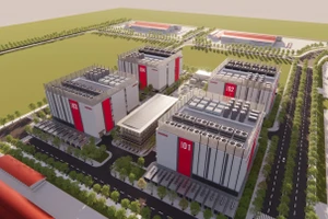 Phối cảnh Trung tâm dữ liệu công suất 140 MW của doanh nghiệp vừa khởi công tại Khu Công nghiệp Tân Phú Trung, TPHCM hồi tháng 4.