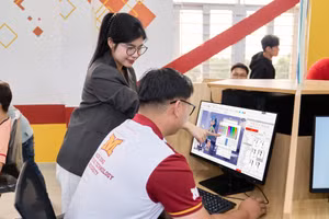 Phòng thực hành tại Trường Đại học Công nghệ Miền Đông. Ảnh: MIT-Uni.