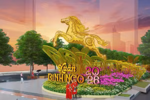 Đường hoa Tết Bính Ngọ 2026 mang một tầm vóc hoàn toàn mới, với 2 phiên bản trải nghiệm khác biệt giữa ngày và đêm trong cùng một không gian.