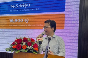 PGS.TS Trần Minh Triết chia sẻ tại chương trình tập huấn. Ảnh: Hà An.