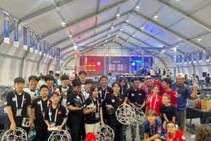Đội tuyển Việt Nam tham gia Giải vô địch DroneSoccer quốc tế FIDA WorldCup 2025. Ảnh: BTC.