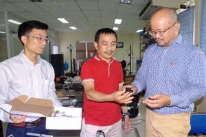 Nghiên cứu phát triển công nghệ tại Công viên phần mềm Quang Trung, TPHCM. Ảnh: Hà An.