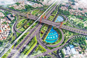 Phối cảnh nút giao Bình Thái trên đường Vành đai 2 TPHCM. (Ảnh: Ban Giao thông)