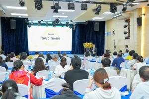 Các học viên tham gia khóa đào tạo HLV khởi nghiệp tại Trường Đại học Nguyễn Tất Thành. Ảnh: NTTU.