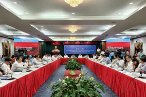 Đại diện các cơ quan báo chí tại TPHCM tham gia hội nghị. Ảnh: Phúc Uyên.