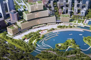 Phối cảnh Trung tâm hành chính mới ở TPHCM.