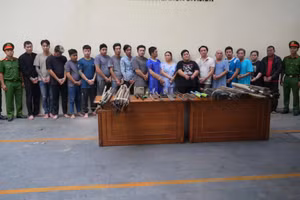 Băng nhóm núp bóng danh nghĩa công ty Chành của 46 cưỡng đoạt tài sản. Ảnh: Công an TPHCM.