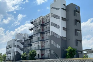 Khu ký túc xá hiện đại của Trường Đại học Luật TPHCM. Ảnh: NTCC.