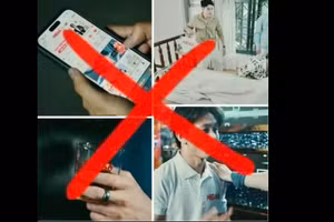 Hình ảnh website cờ bạc trong MV ca nhạc của nhóm "Ngũ hổ tướng", hiện đã được gỡ bỏ. (Ảnh chụp màn hình).