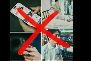Hình ảnh website cờ bạc trong MV ca nhạc của nhóm "Ngũ hổ tướng", hiện đã được gỡ bỏ. (Ảnh chụp màn hình).