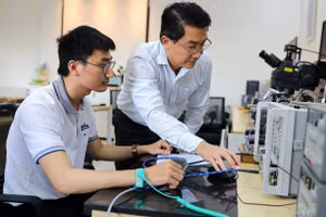 Phòng thí nghiệm vi mạch tại Trường Đại học Bách khoa, Đại học Quốc gia TPHCM. Ảnh: HCMUT.