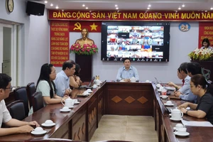 Chương trình tập huấn tại điểm cầu chính Sở Khoa học và Công nghệ TPHCM. (Ảnh: BTC).