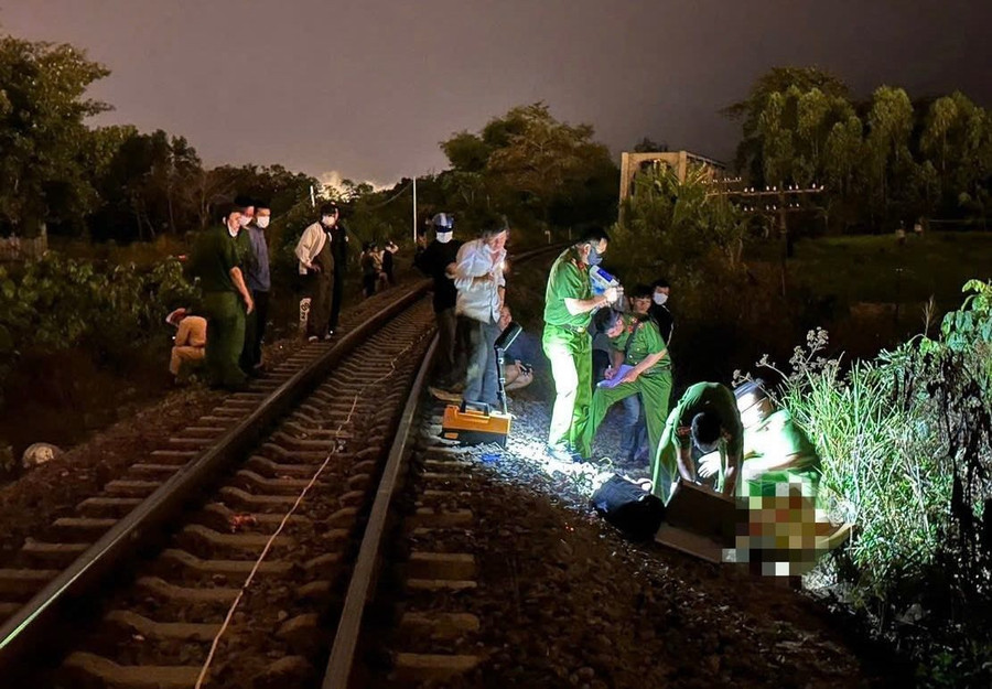 Hiện trường vụ va chạm.