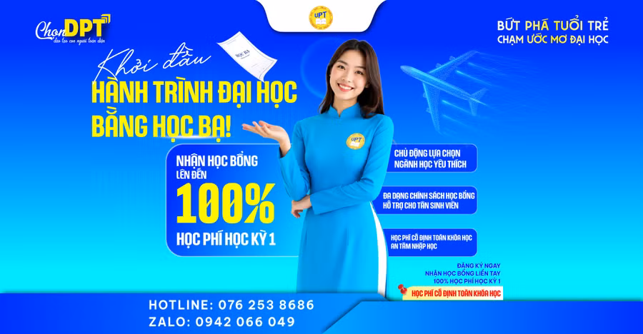 Trường Đại học Phan Thiết tiếp tục nhận hồ sơ xét tuyển học bạ cho tất cả các thí sinh.