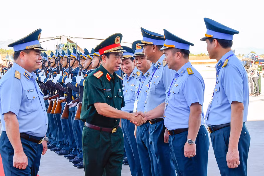Đại tướng Phan Văn Giang, Bộ trưởng Bộ Quốc phòng dự lễ khánh thành Dự án sân bay quân sự Phan Thiết.
