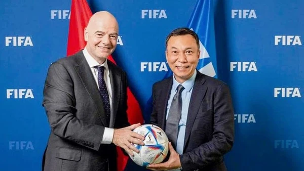 FIFA gửi thư chúc Tết Liên đoàn bóng đá Việt Nam.