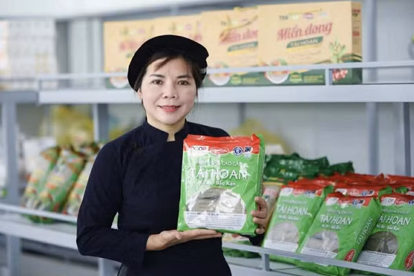 Sản phẩm miến dong của HTX Tài Hoan được công nhận đạt chuẩn OCOP 5 sao cấp quốc gia năm 2021 và tiếp tục được duy trì vào năm 2024.