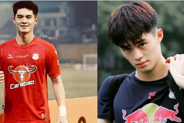 Vẻ đẹp nam thần của thủ môn U22 Việt Nam Trần Trung Kiên