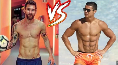  Chiêm ngưỡng thân hình 6 múi của Messi và Ronaldo