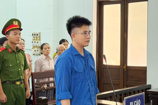 Bị cáo Nguyễn Duy Nhật tại phiên tòa.