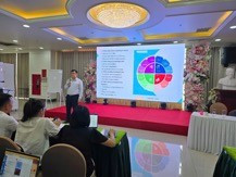 Tập huấn thu hút đông đảo giáo viên, cán bộ quản lý tham gia. image006.jpg