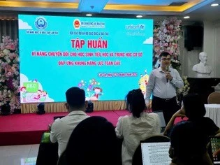 Tập huấn nằm trong khuôn khổ dự án "Học tập và kỹ năng cho trẻ em".