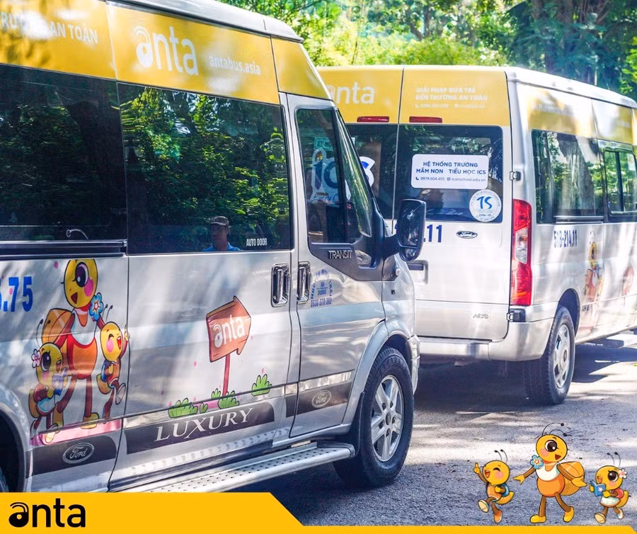 AntaBus – ứng dụng quản lý xe buýt học sinh được nhiều trường học triển khai