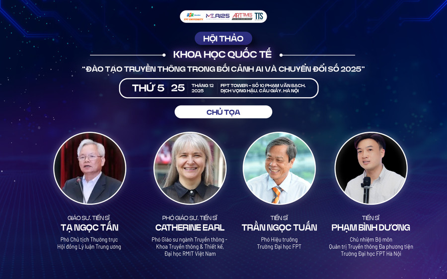 Hội thảo được chủ trì bởi nhiều học giả và chuyên gia uy tín.