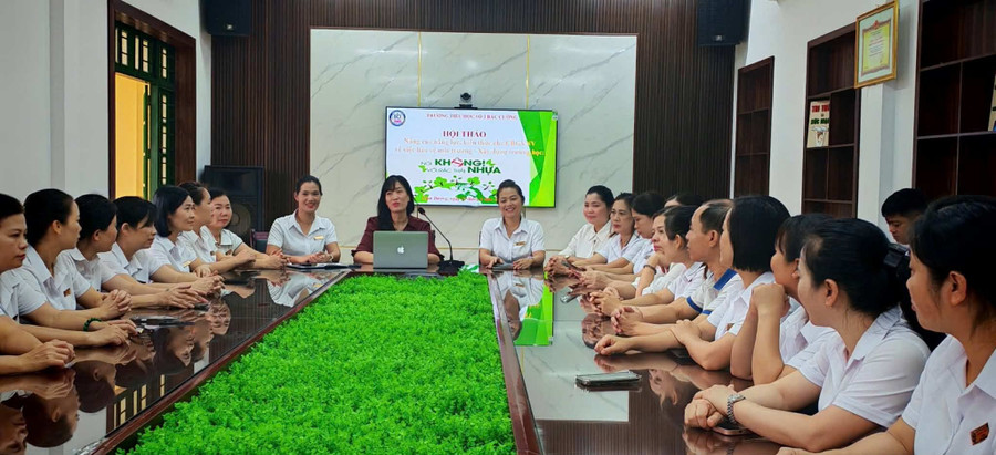 Các tổ khối xây dựng kế hoạch: Dự án bảo vệ môi trường bằng hành động thiết thực. bac-cuong-1.jpg