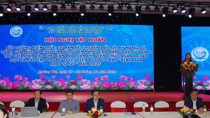 Ngành Giáo dục Quảng Trị chủ động nâng cao năng lực số