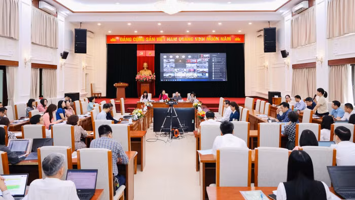 Toàn cảnh buổi tập huấn.