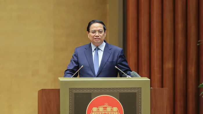 Thủ tướng Phạm Minh Chính trình bày chuyên đề 1 về những nội dung trọng tâm, cốt lõi của Nghị quyết 71.