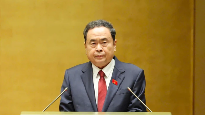Chủ tịch Quốc hội Trần Thanh Mẫn phát biểu khai mạc Kỳ họp thứ 10, Quốc hội khóa XV.