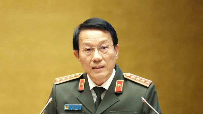 Đại tướng Lương Tam Quang, Ủy viên Bộ Chính trị, Bộ trưởng Bộ Công an . (Ảnh: Phương Hoa/TTXVN)