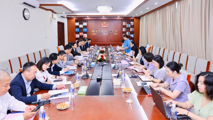 Toàn cảnh buổi tiếp.