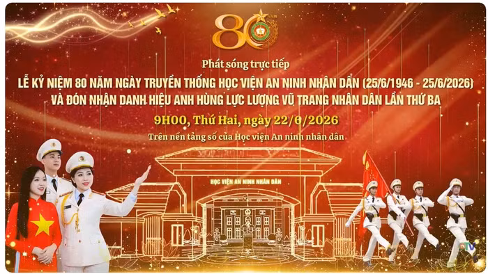 Lễ Kỷ niệm 80 Ngày truyền thống Học viện An ninh Nhân dân