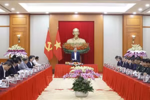 Tổng Bí thư Tô Lâm phát biểu. Ảnh: Thống Nhất/TTXVN