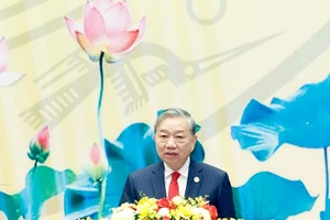 Tổng Bí thư Tô Lâm phát biểu. (Ảnh: Thống Nhất/TTXVN)