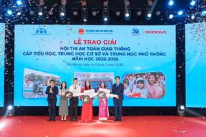 Hơn 200 giải 'An toàn giao thông' đã được trao cho học sinh và giáo viên toàn quốc