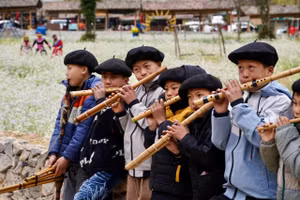 Hà Giang nổi bật với vẻ đẹp thiên nhiên hùng vĩ cùng văn hóa và bản sắc dân tộc. Ảnh: Thùy Linh.