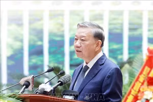 Tổng Bí thư Tô Lâm phát biểu. (Ảnh: Thống Nhất/TTXVN)