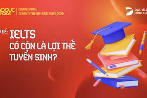 Buổi giao lưu trực tuyến chủ đề “IELTS có còn là lợi thế tuyển sinh?” diễn ra từ 9h00 ngày 14/4.