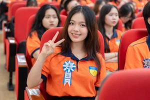 Nguyễn Bảo Trân – sinh viên năm cuối ngành Ngôn ngữ Trung Quốc, Trường Đại học Công nghệ TPHCM. Ảnh: HUTECH.