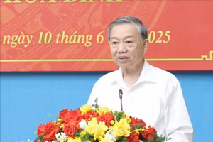 Tổng Bí thư Tô Lâm phát biểu chỉ đạo. (Ảnh: Thống Nhất/TTXVN)