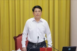 Chủ tịch nước Lương Cường phát biểu chỉ đạo. Ảnh: Lâm Khánh/TTXVN