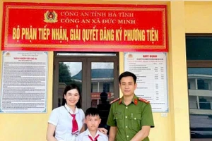 Em Nguyễn Trung Ý, học sinh lớp 5B - Trường Tiểu học Trường Sơn.